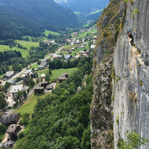 Via corda Chatel Montagne proche de Vichy dans l'Allier