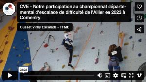 championnat escalade 2023 video